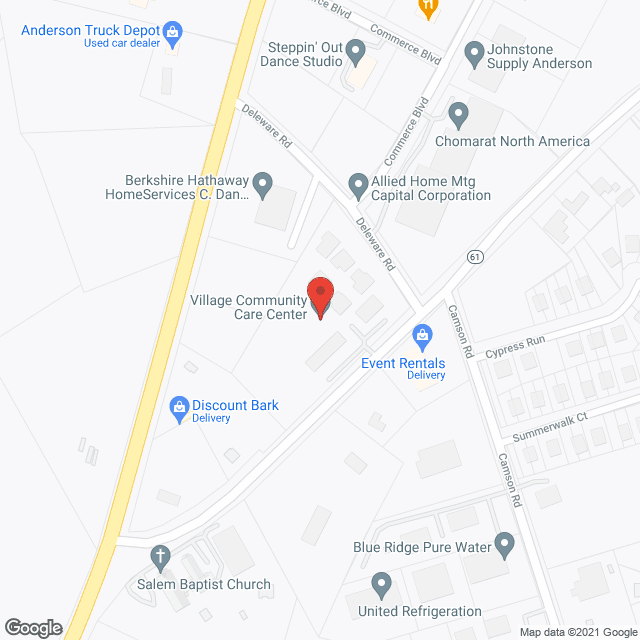 Village Community Care Ctr in google map