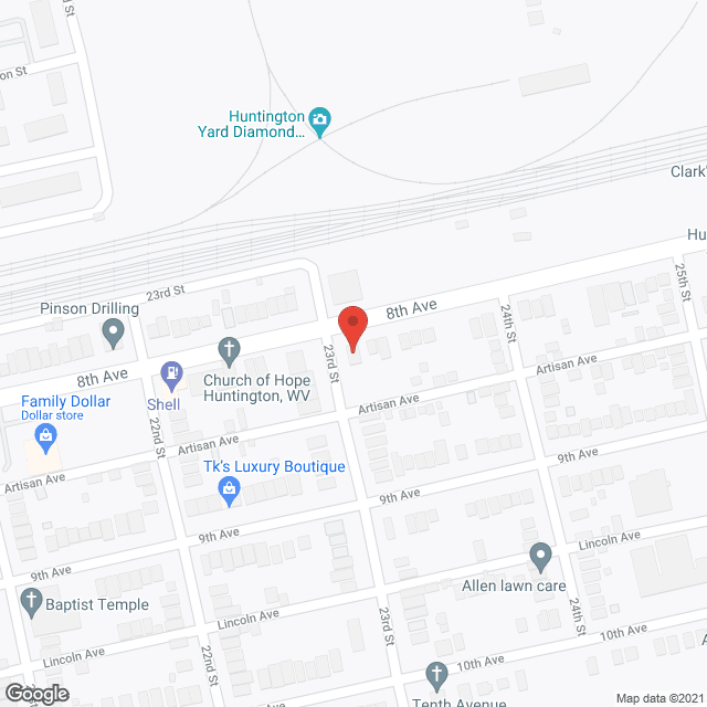 Sunnyvale Residential Board in google map