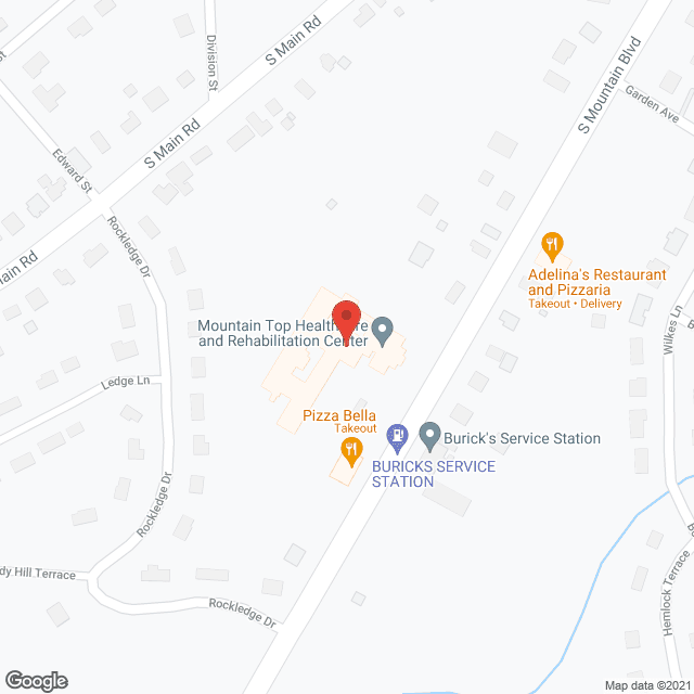 Mountain Top Senior Care And Rehabilitation C in google map