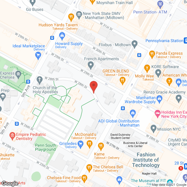 Hazleton Apartments in google map