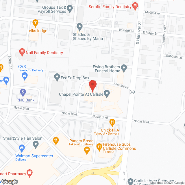 Chapel Pointe at Carlisle in google map