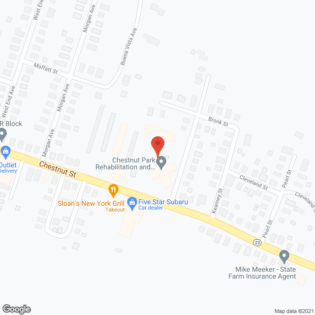 Oneonta Nursing Home in google map