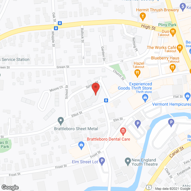 Elliot Street Apartments in google map
