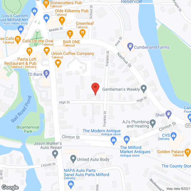 Pillsbury Home in google map