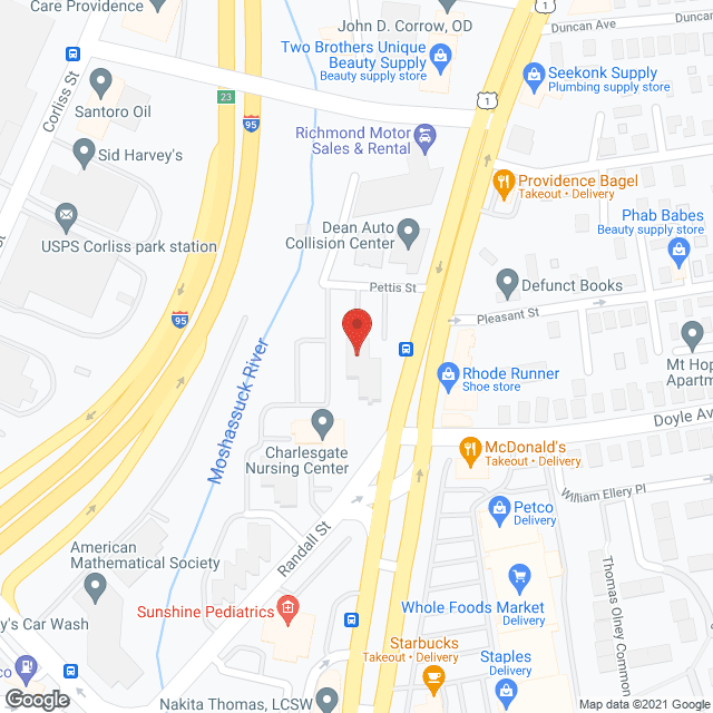 Charlesgate Senior Living Center in google map