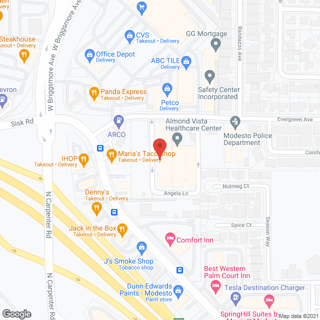Almond Vista Healthcare Center in google map