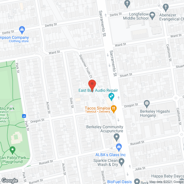 Oregon Park Apartments in google map