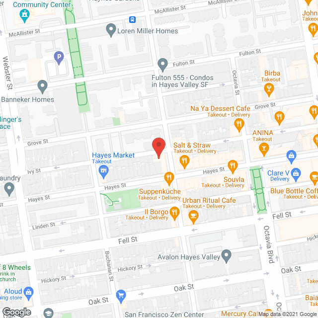 The Village at Hayes Valley (do not merge) in google map