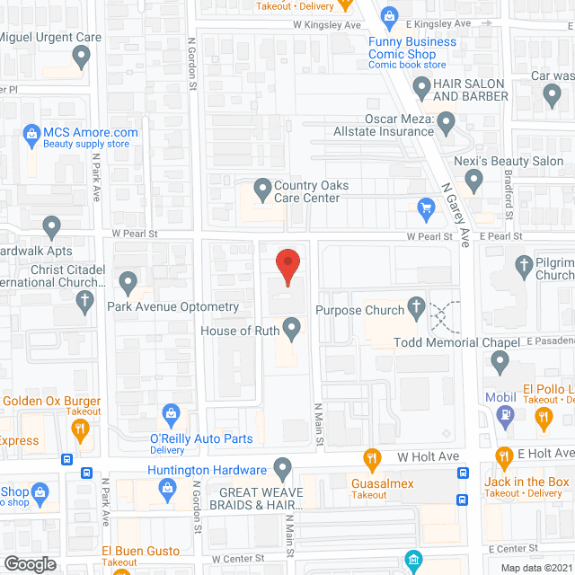 Pomona Vista Alzheimer's Center in google map