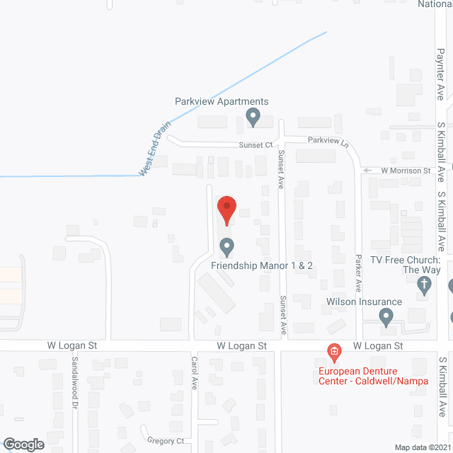 Friendship Manor Senior Apts in google map