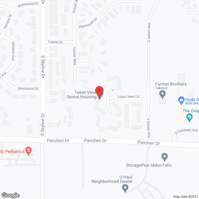 Teton View Senior Housing in google map