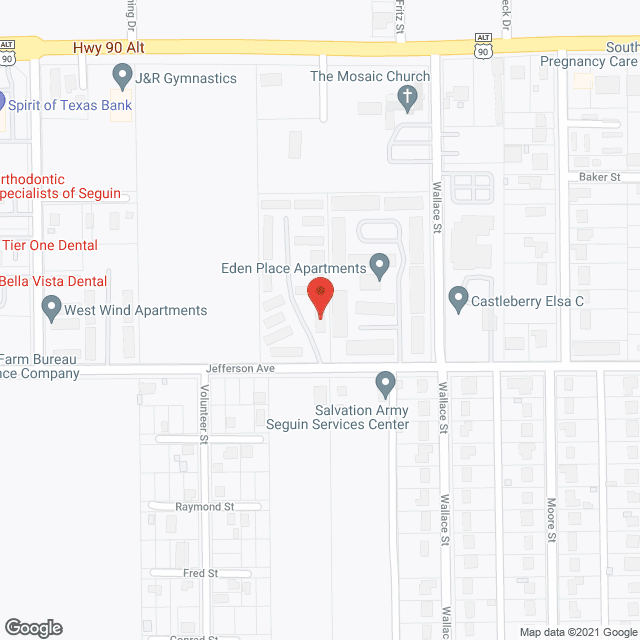 Eden-Cross Apartments in google map