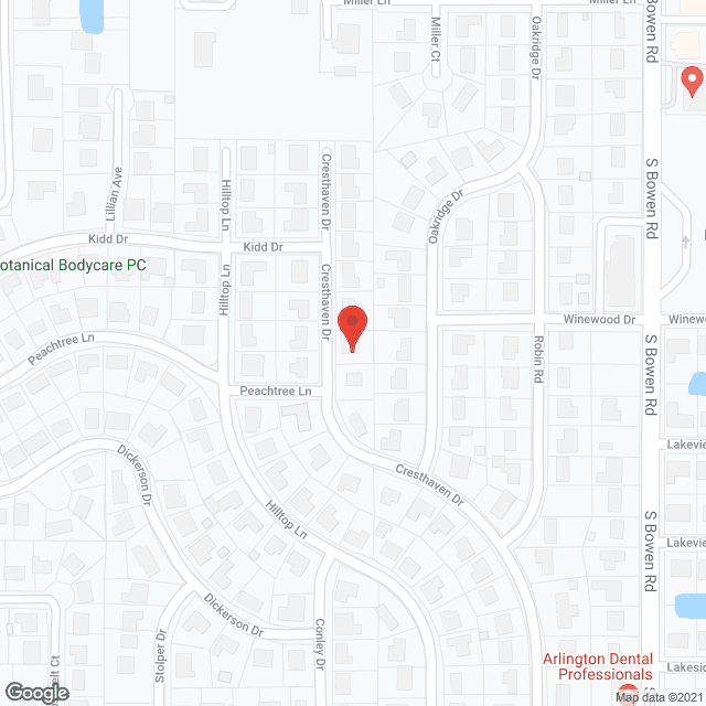 Silver Light Assisted Living in google map