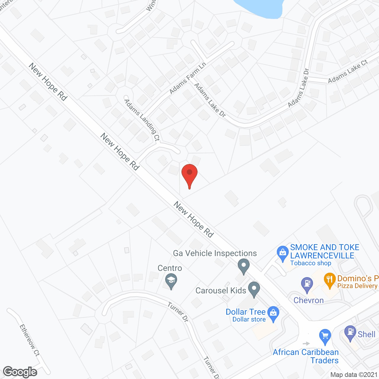 Grayson Ridge 55+ Apartments in google map