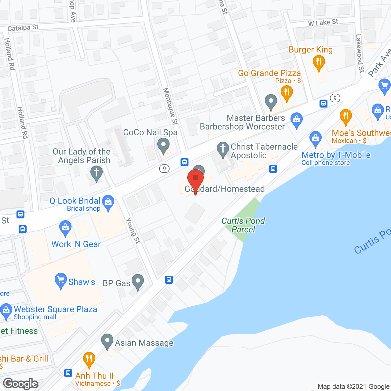 Goddard House in google map