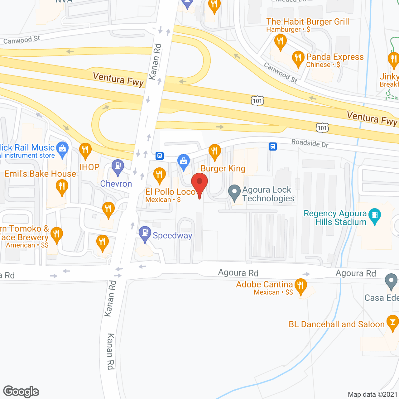 Oakmont of Agoura Hills in google map