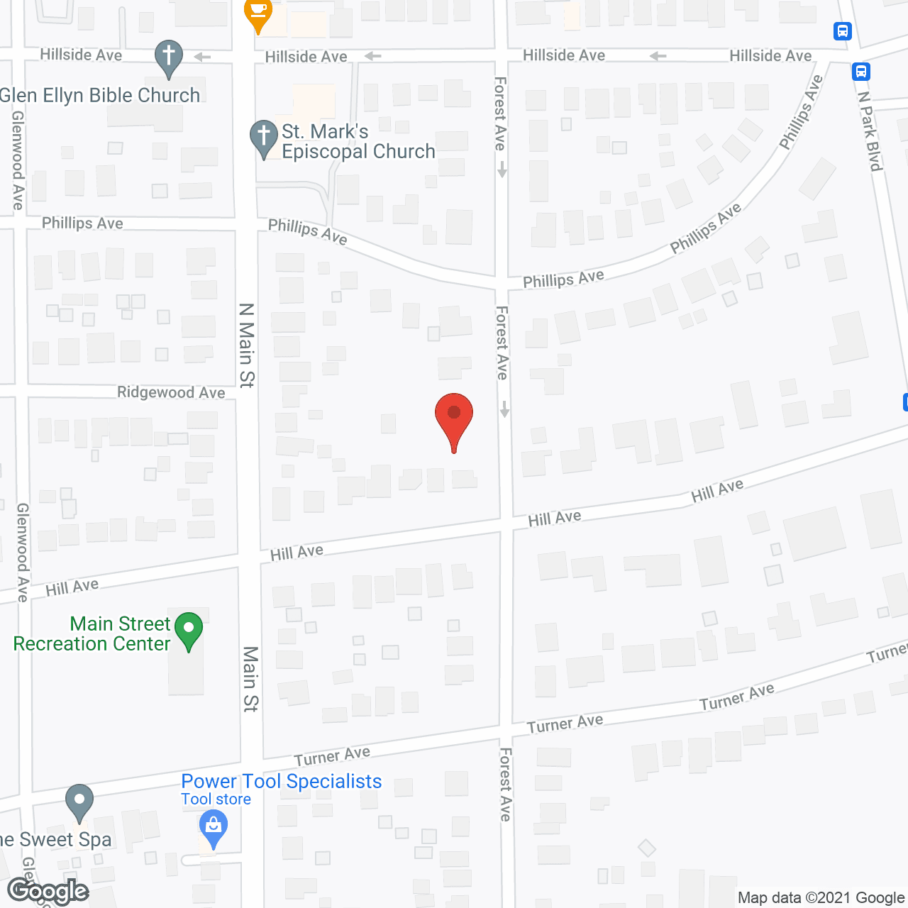 Forest Apartments in google map