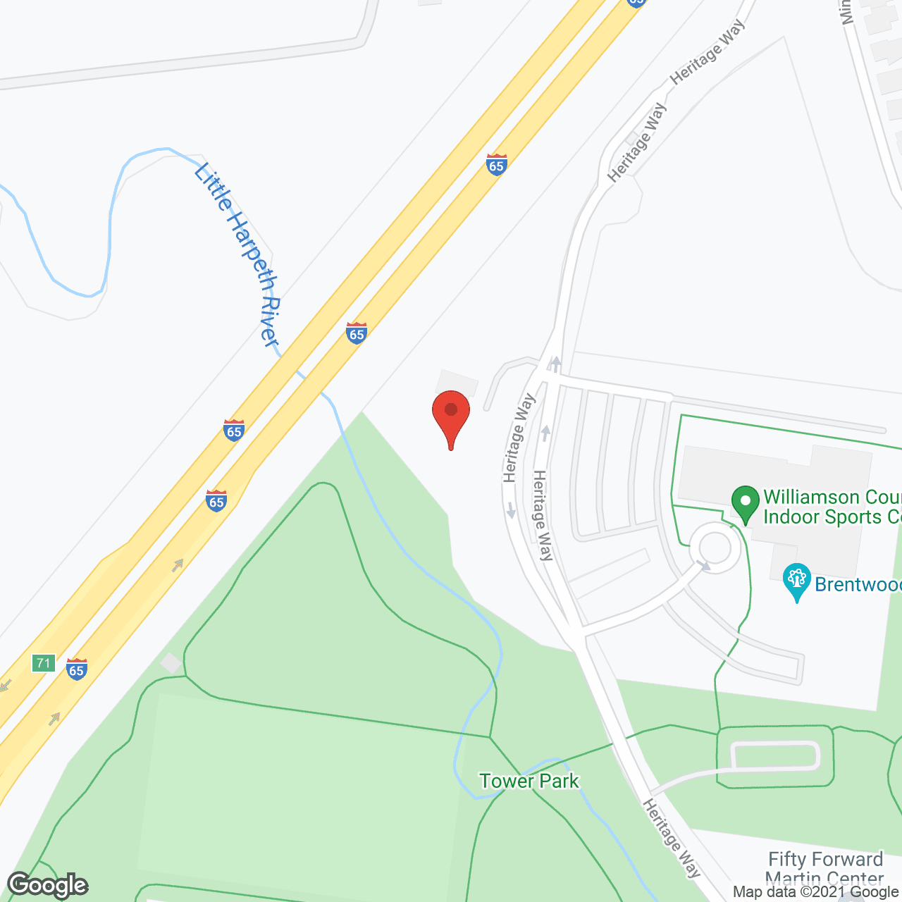 Cloverland Park in google map