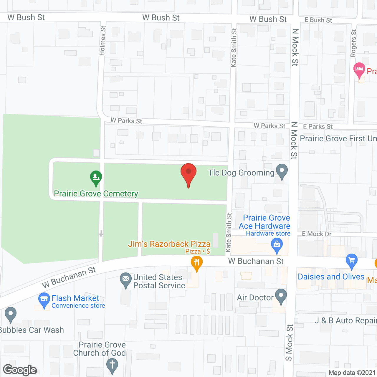 Cedar Springs Independent Living in google map