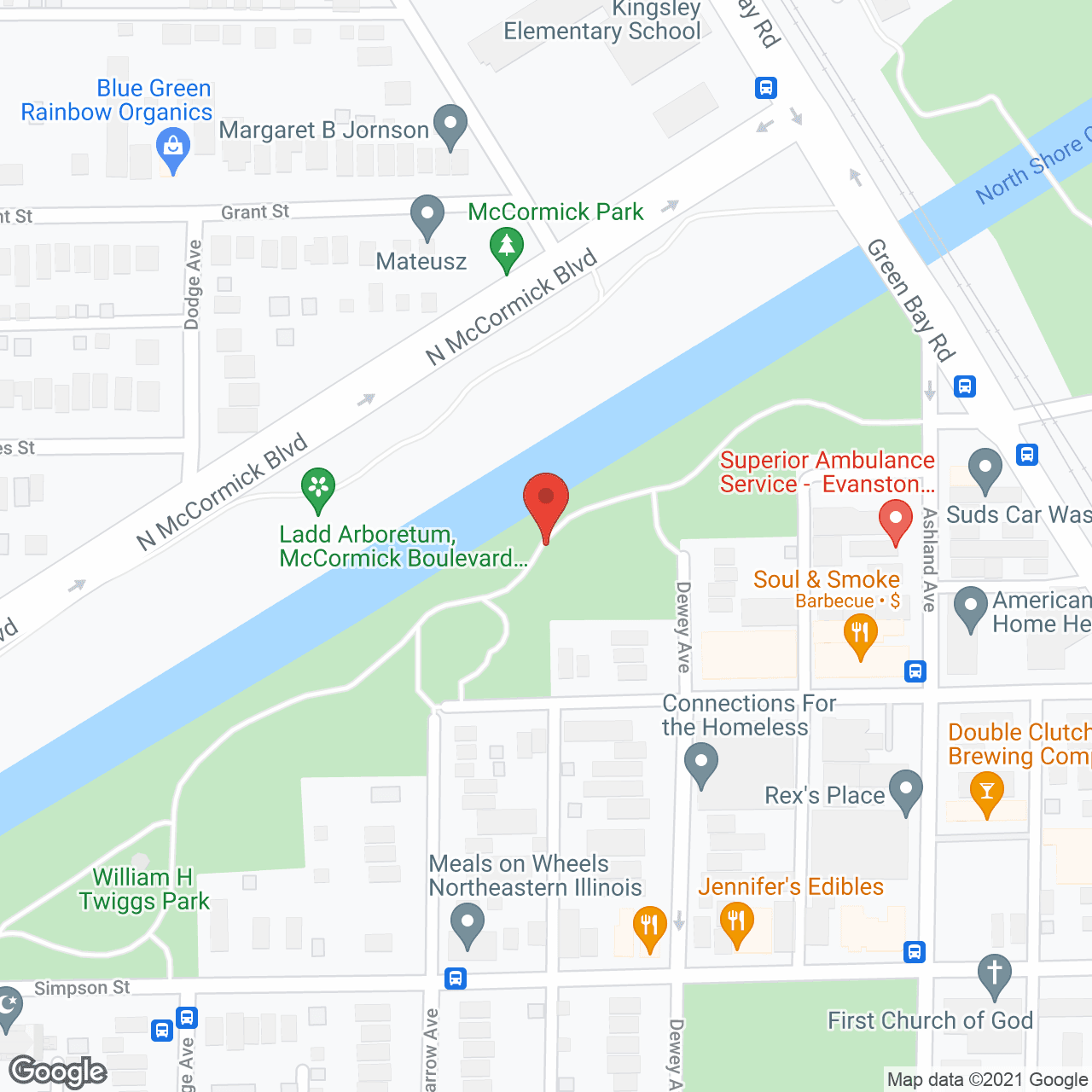 Avidor Evanston, 55+ Active Adult Apartment Homes in google map