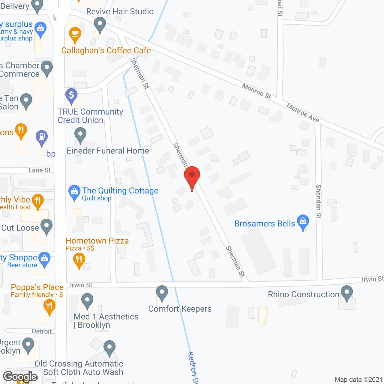 Regina's Home in google map