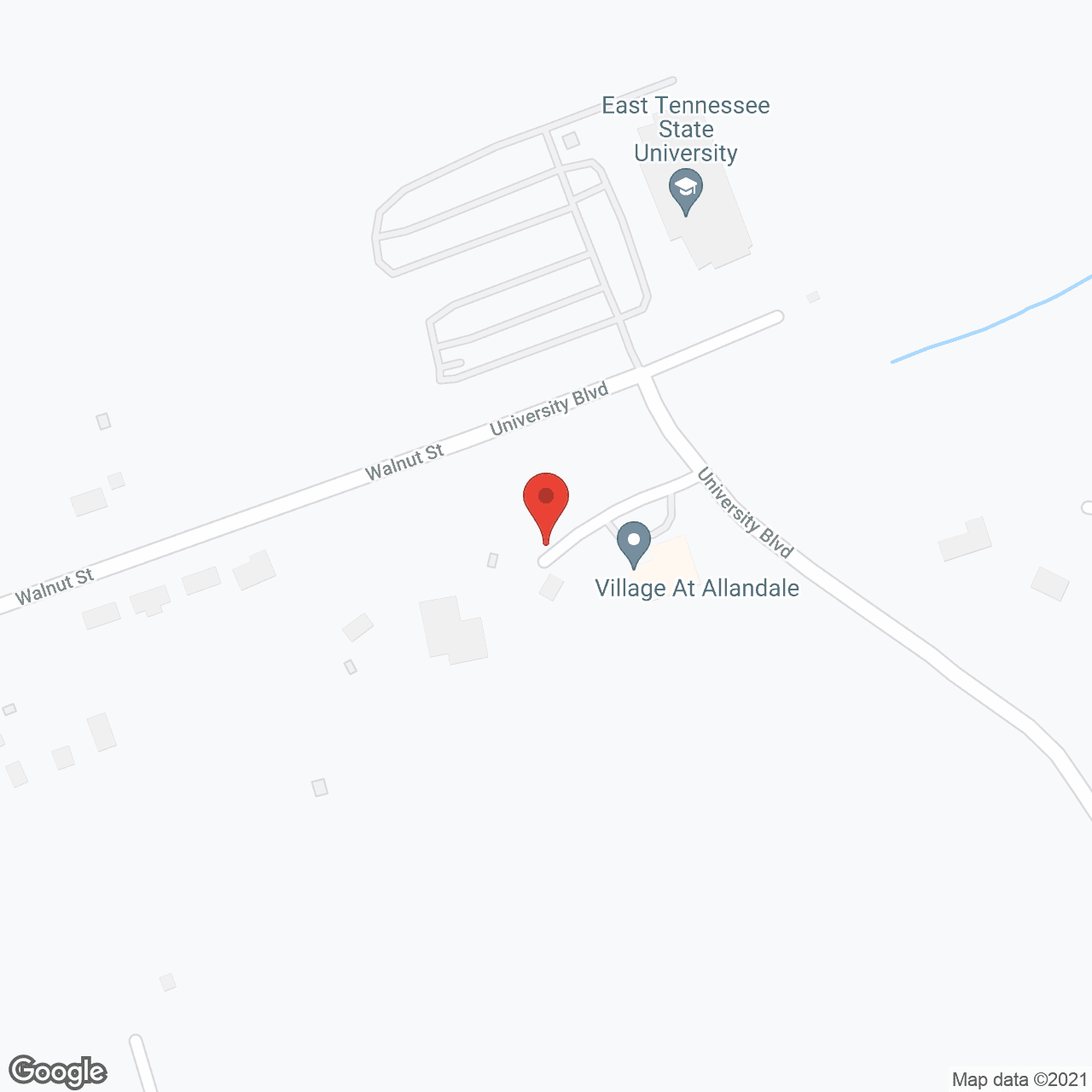 The Village At Allandale in google map