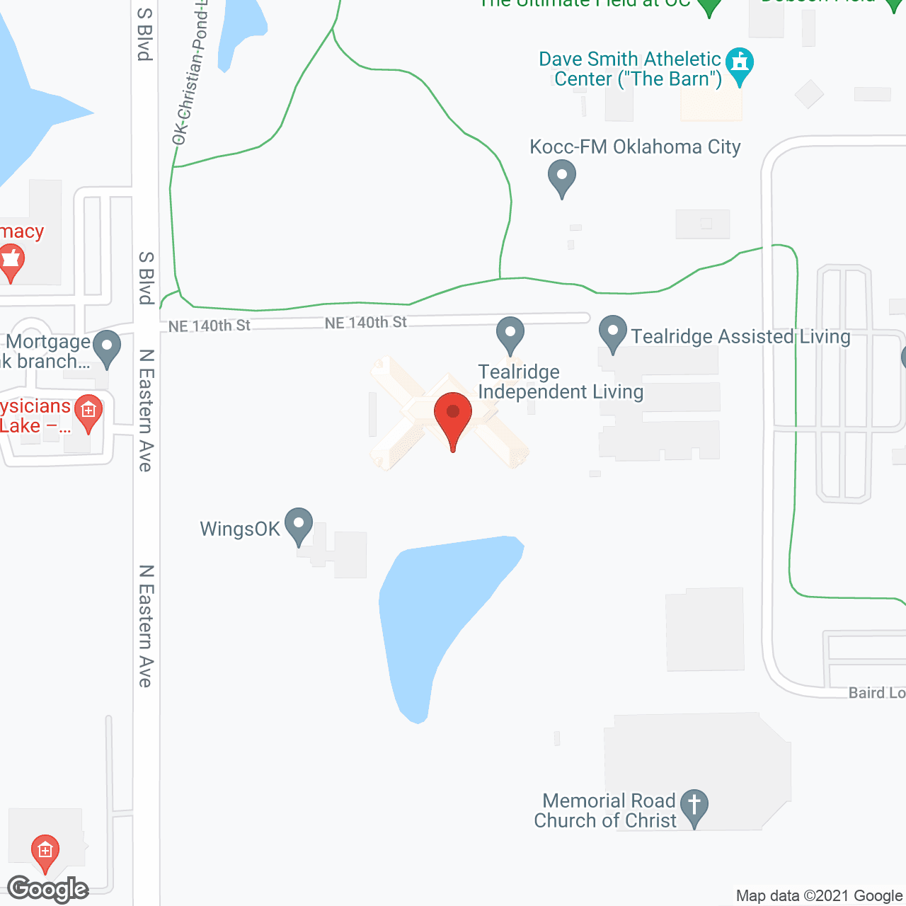 Tealridge Retirement Community in google map