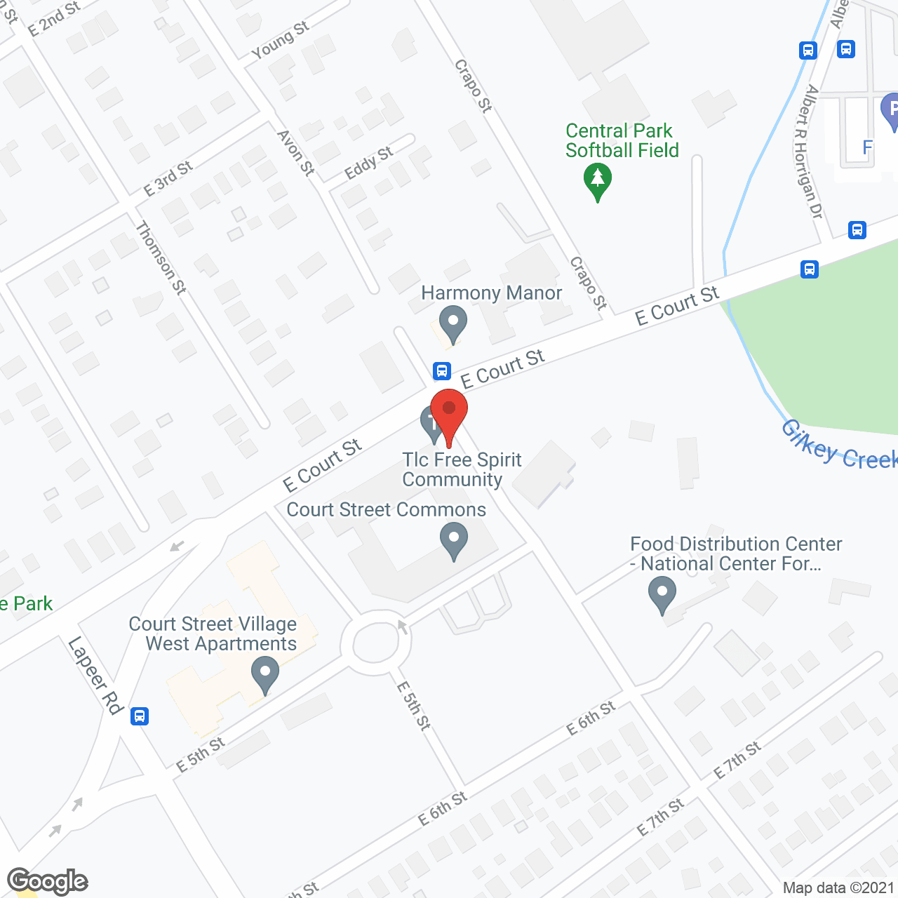 Court Street Village in google map