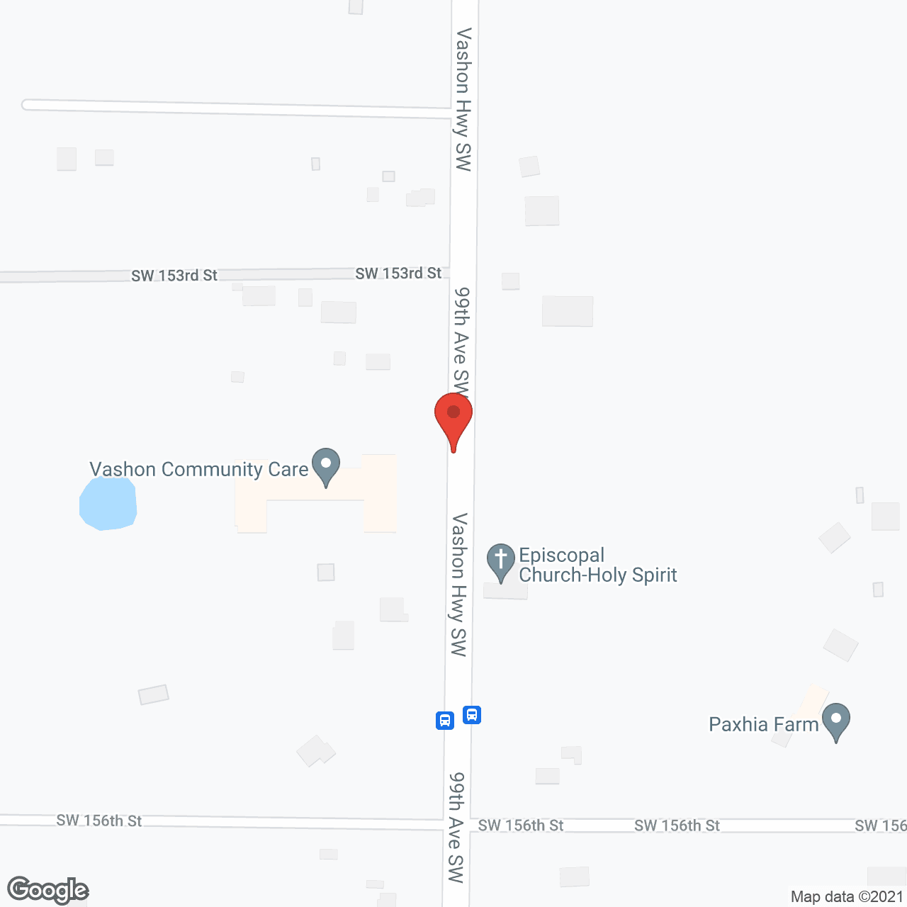 Vashon Community Care in google map