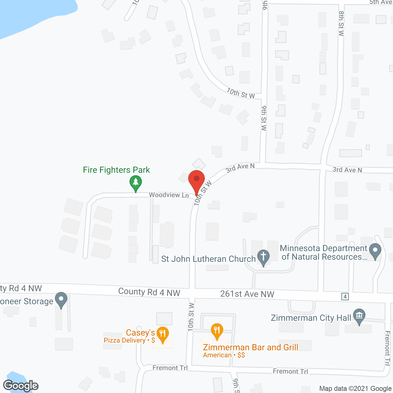 Woodview Apartments in google map