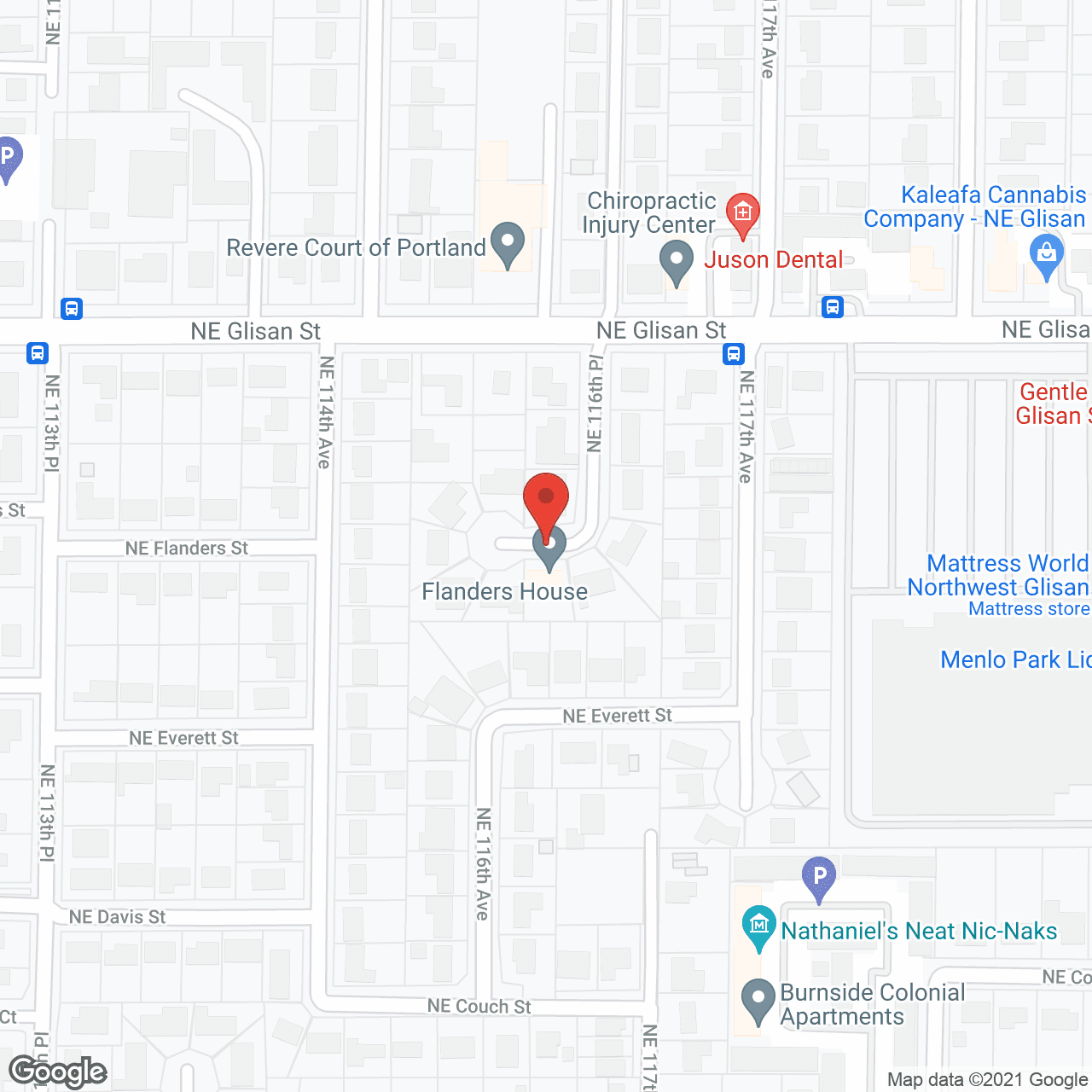 Menlo Park Care Home AFH in google map