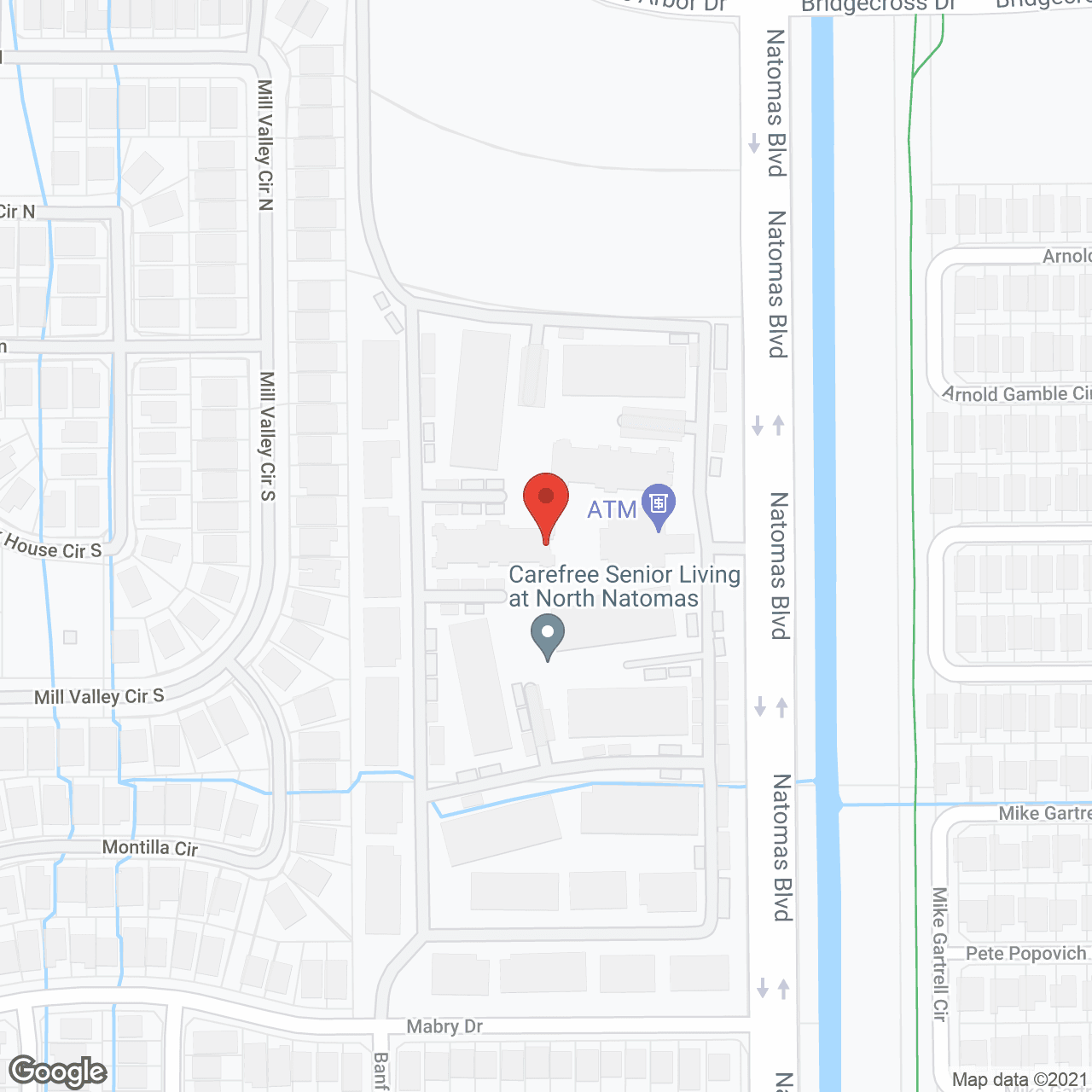 Carefree North Natomas in google map