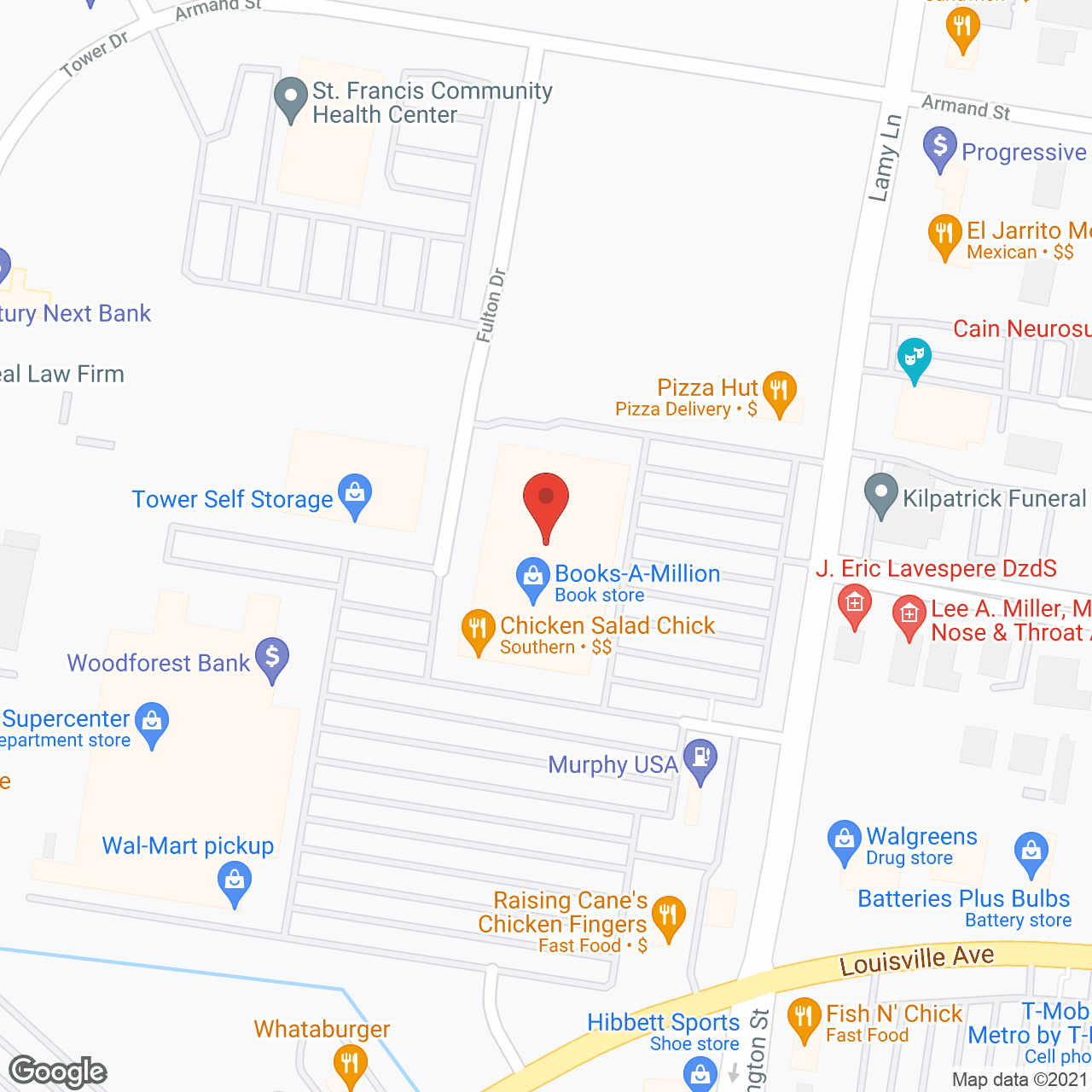 St Francis Medical Ctr in google map
