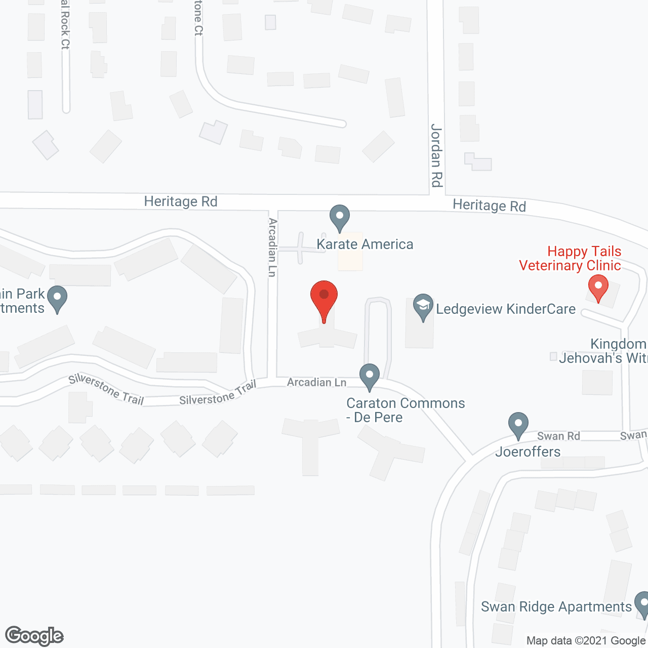 Caraton Commons on Arcadian #3 in google map
