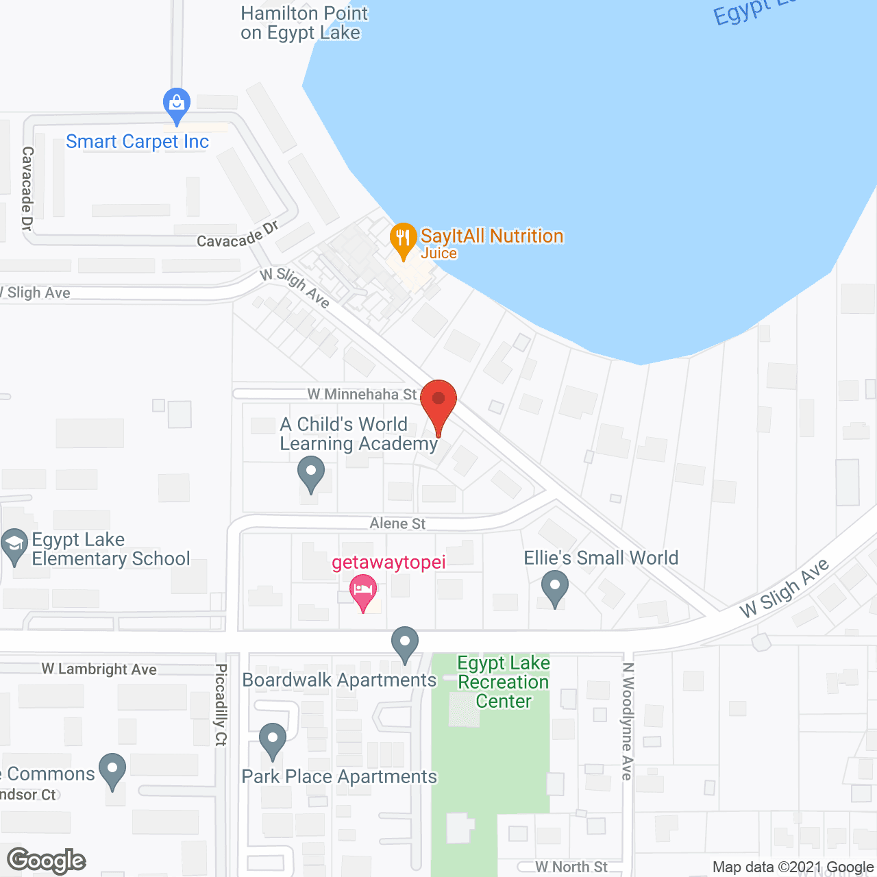 Cameron Assisted Living Facility in google map