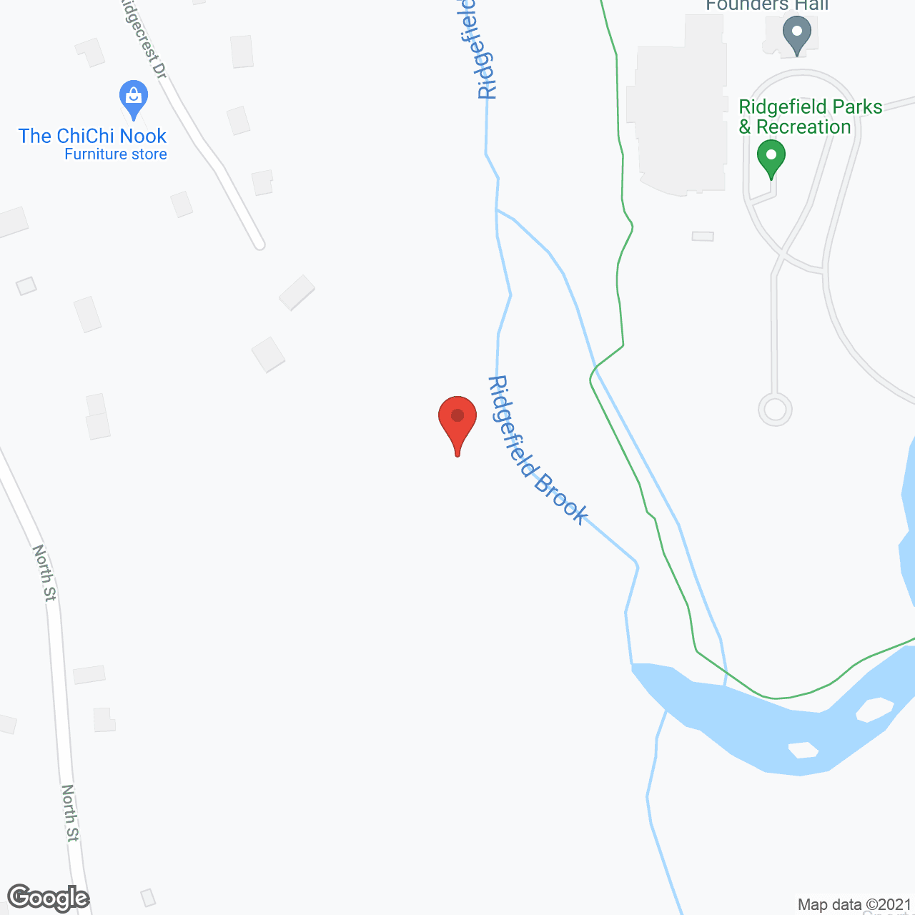 Ridgefield Station in google map