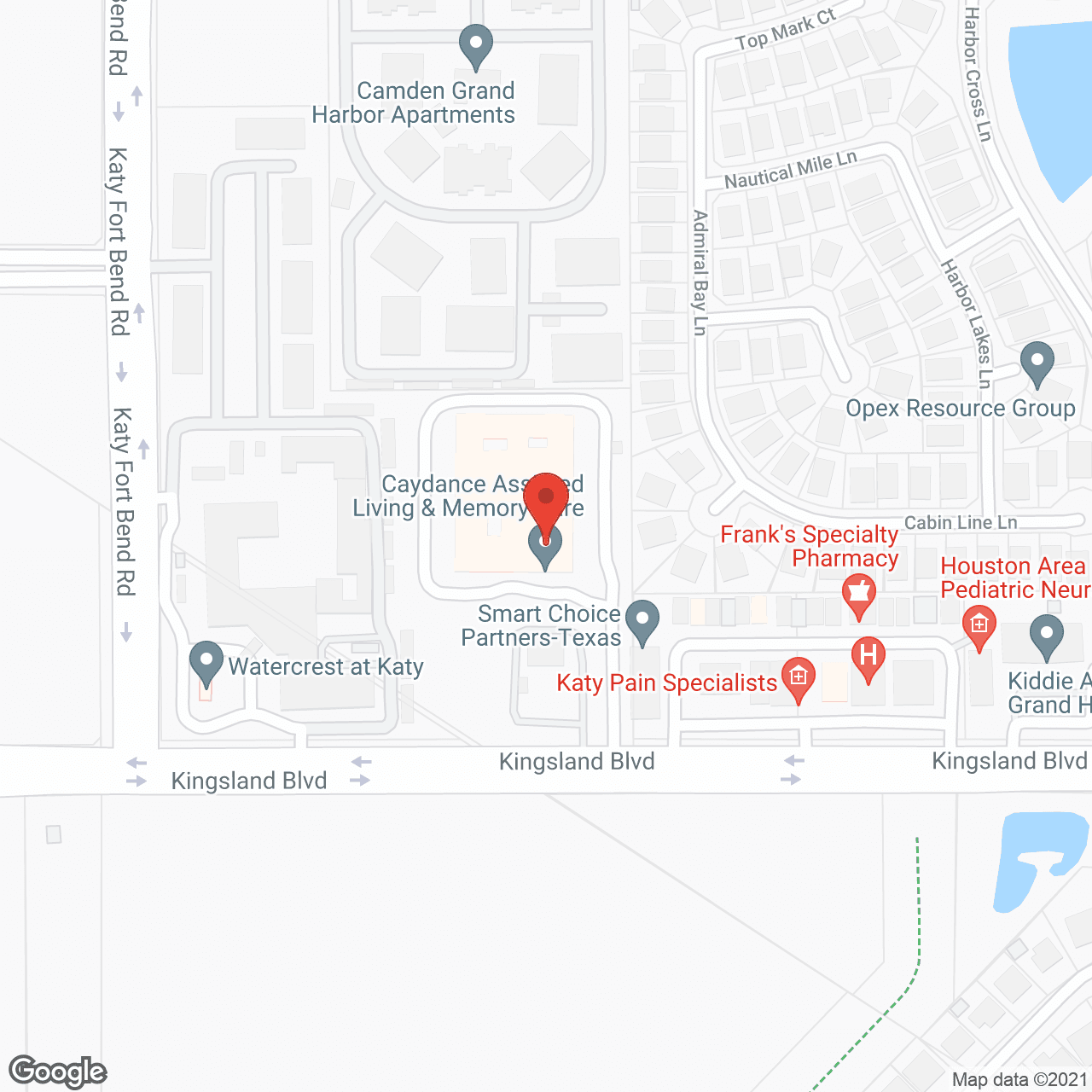 Caydance Assisted Living and Memory Care in google map