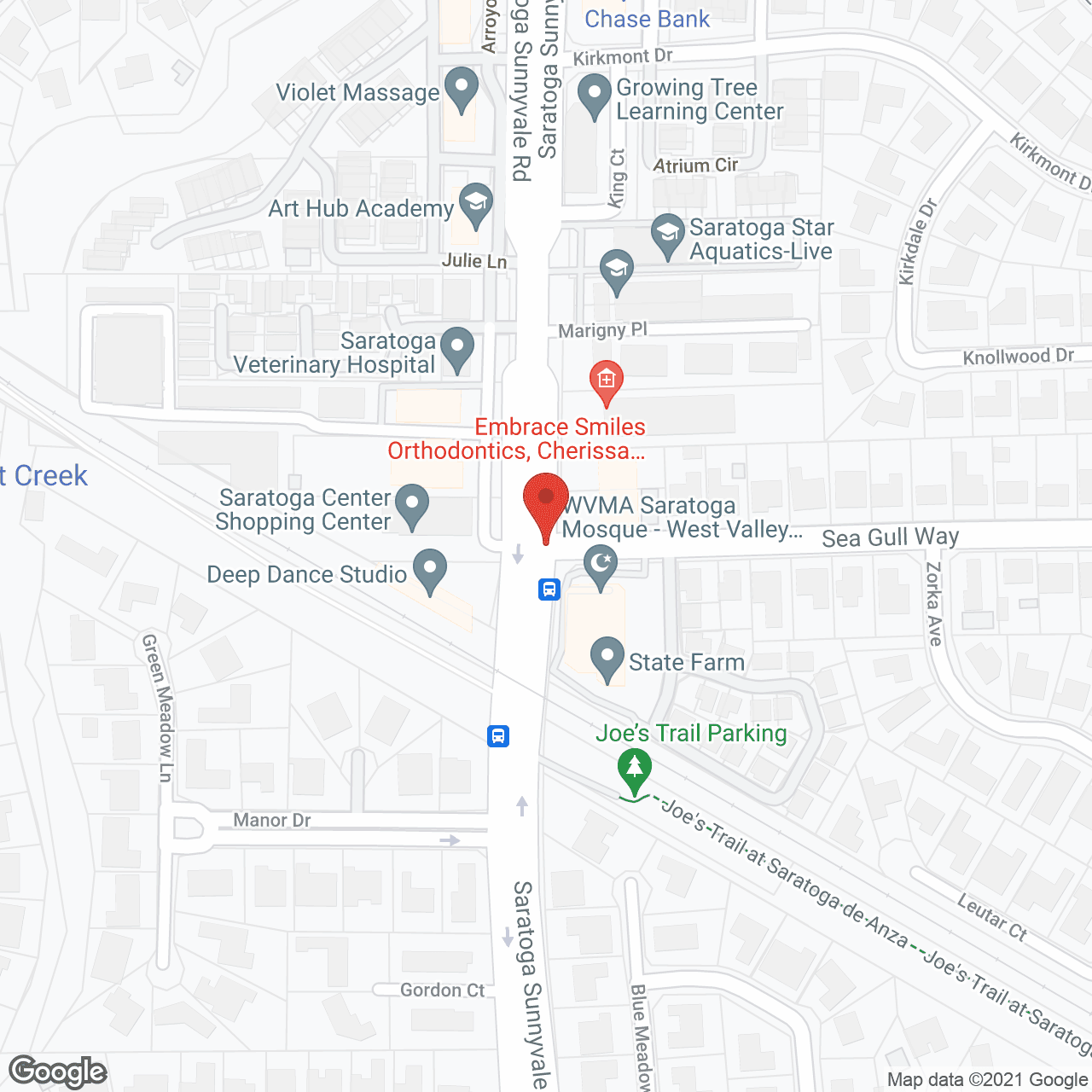 California Seniors Care-Campbell in google map