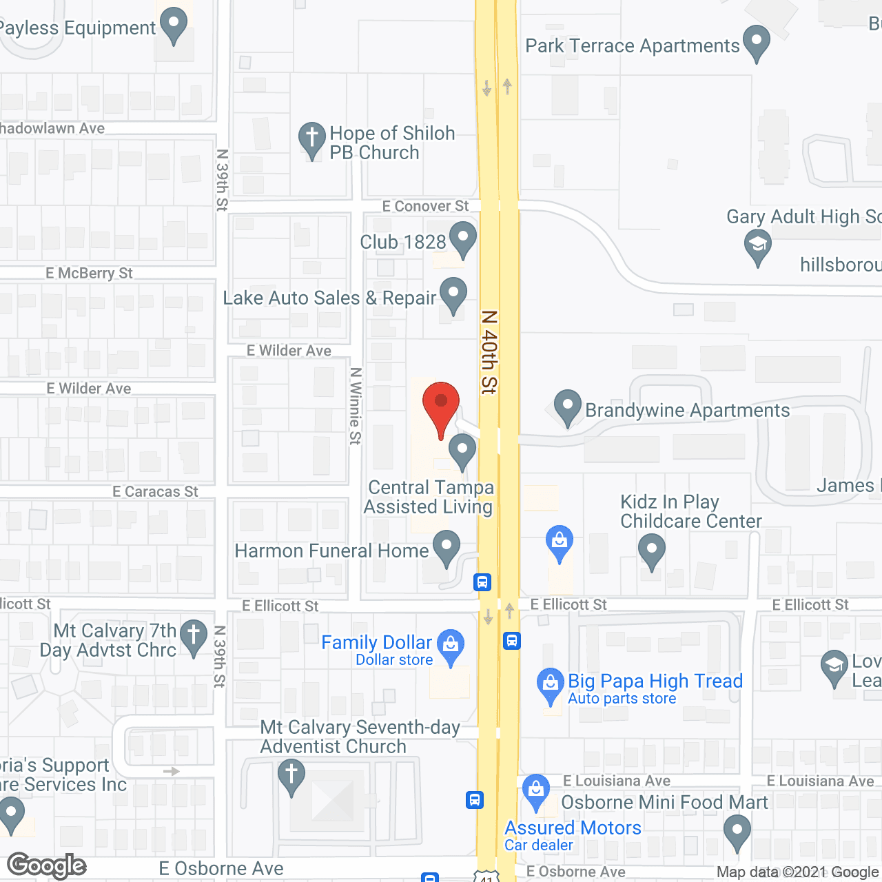 Family Extended Care of Central Tampa in google map