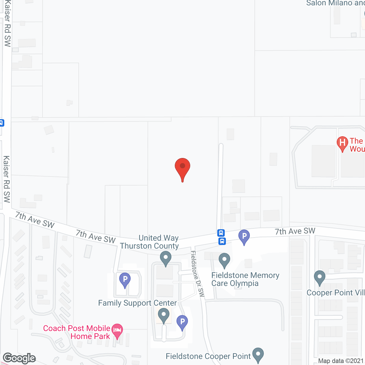 Fieldstone Cooper Point Olympia in google map