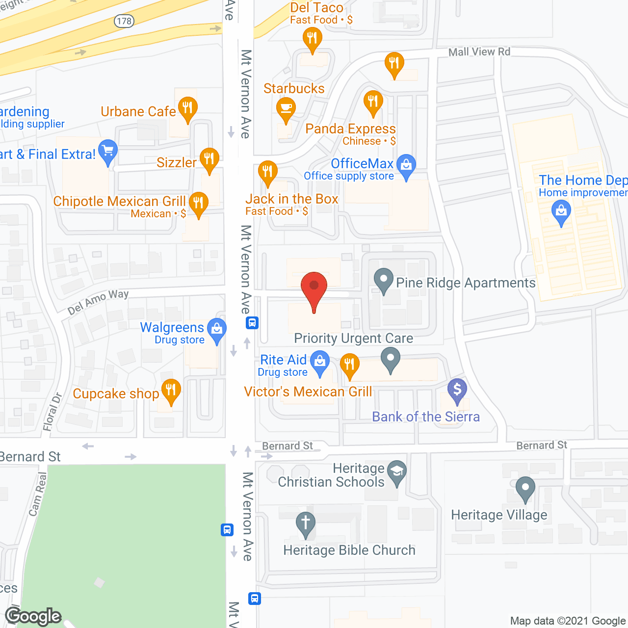 Golden Castle Assisted Living Facility in google map