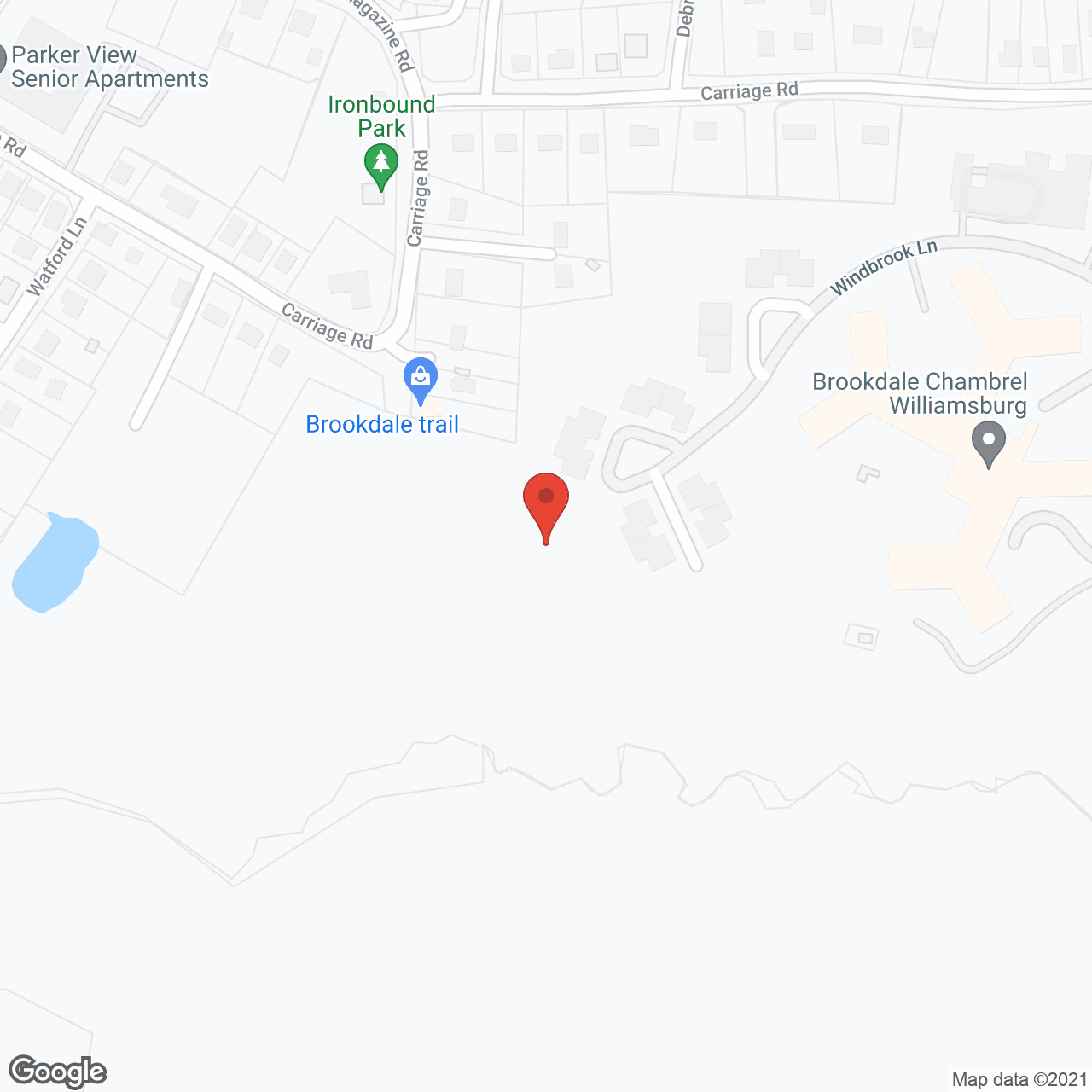 Brookdale Chambrel Williamsburg in google map
