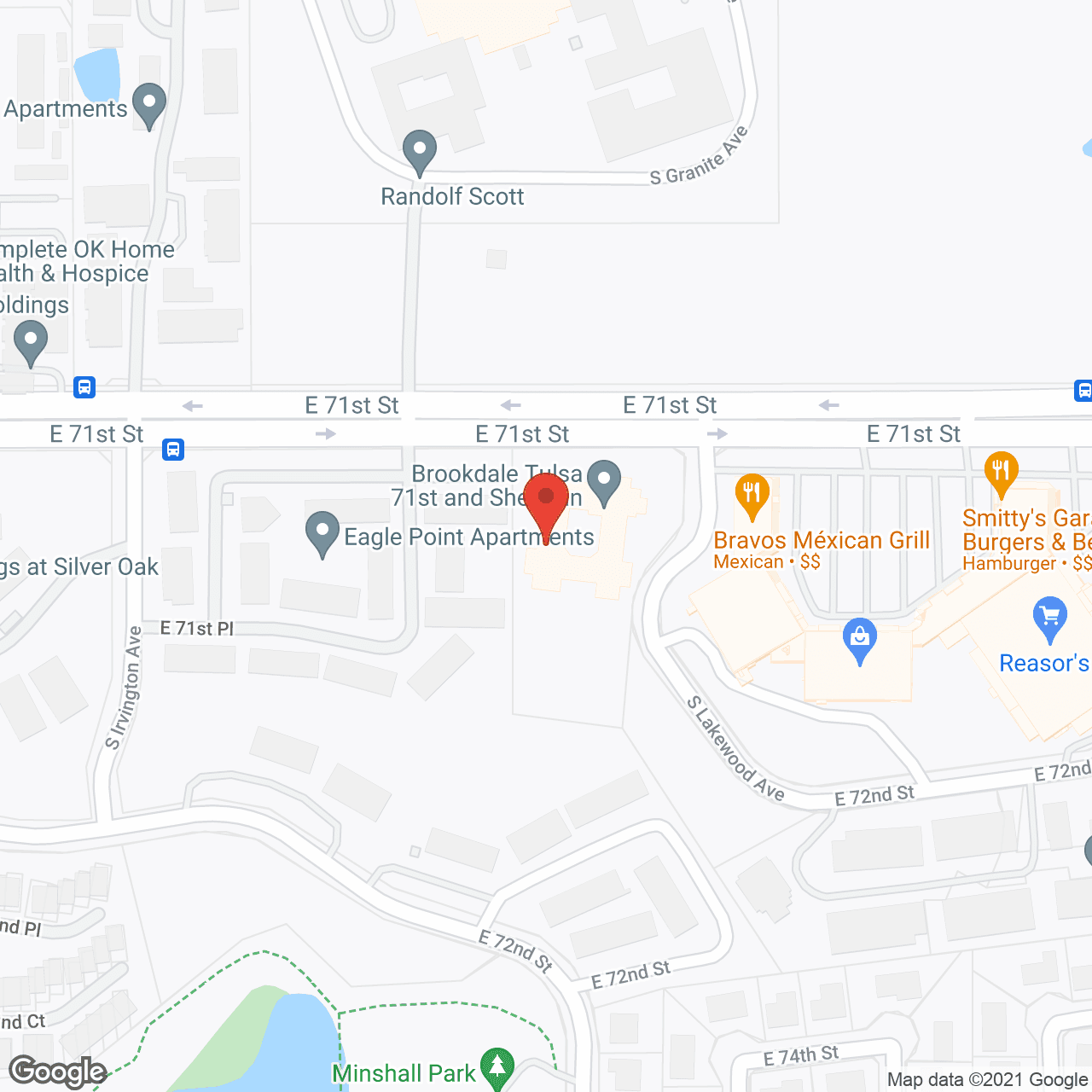 Oxford Springs Tulsa Memory Care in google map