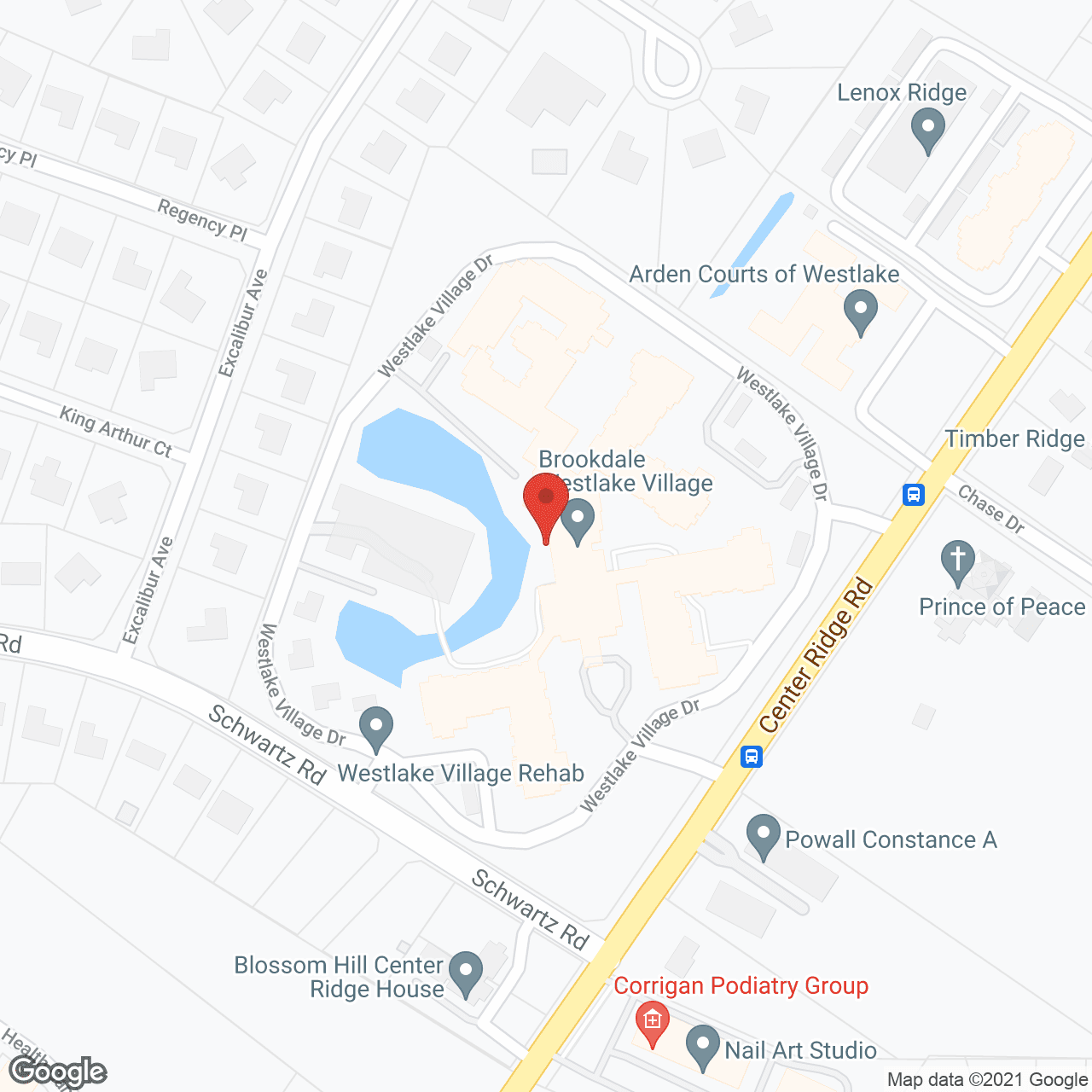 Brookdale Westlake Village (Offering HealthPlus) in google map
