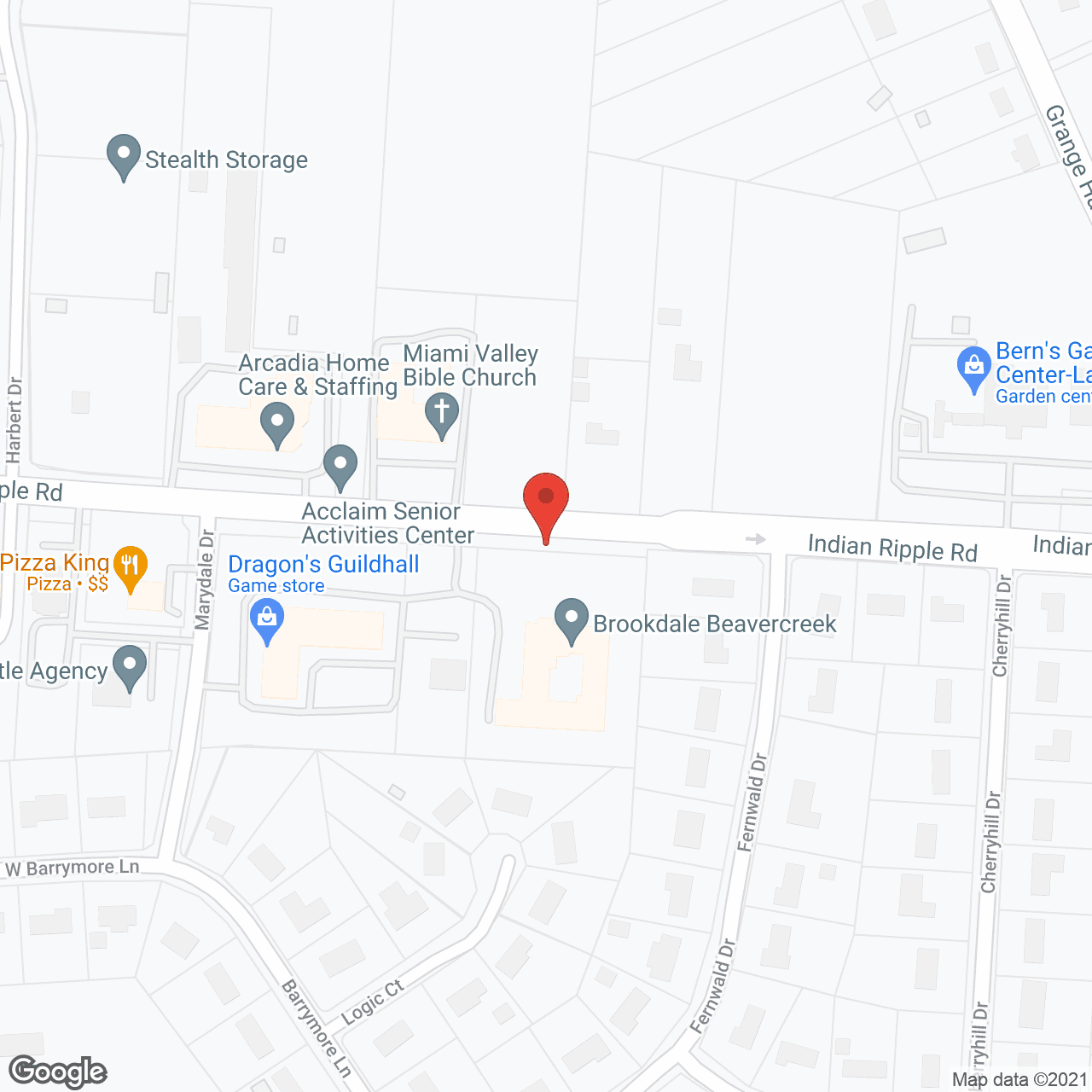 Brookdale Beavercreek (Offering HealthPlus) in google map