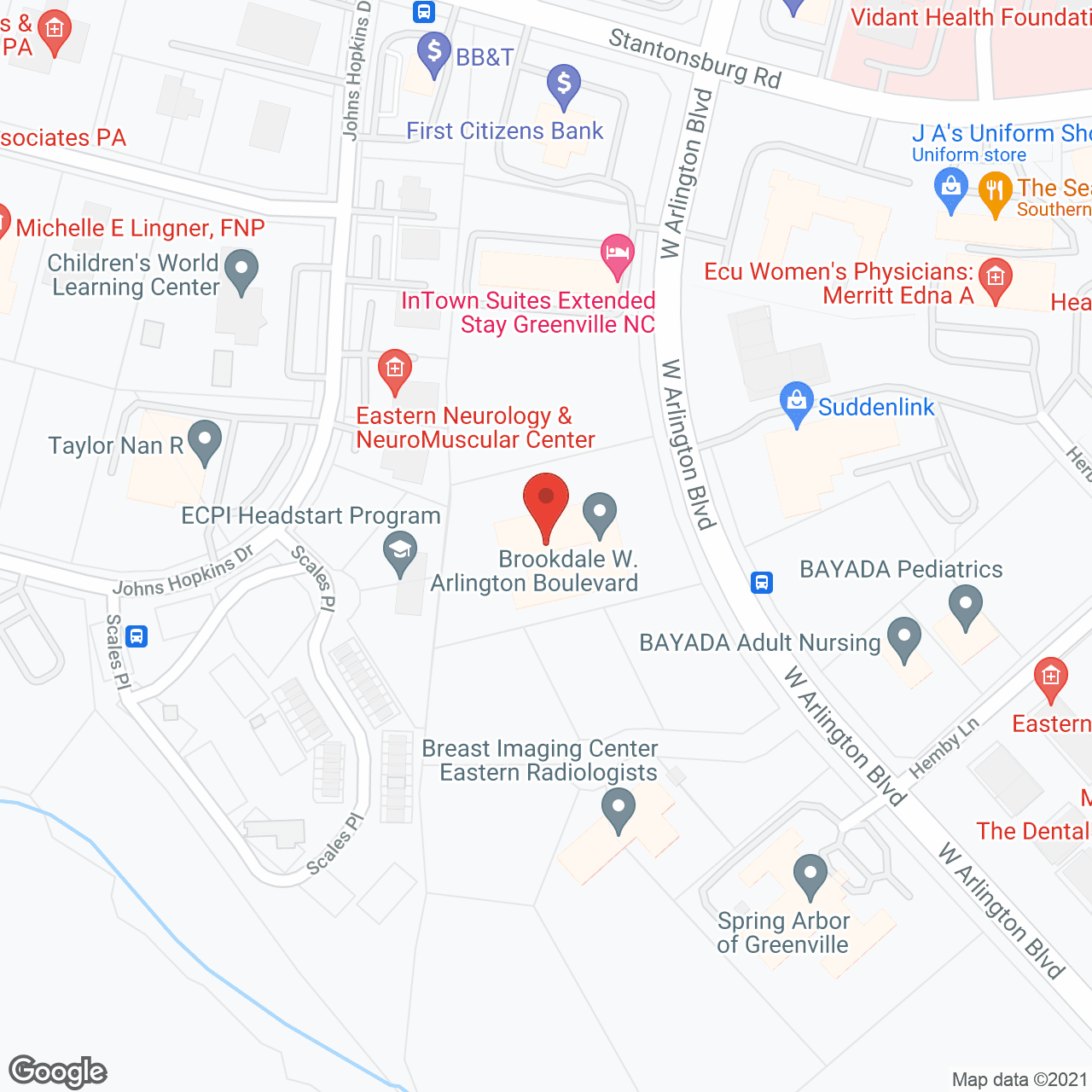 Navion of Greenville in google map
