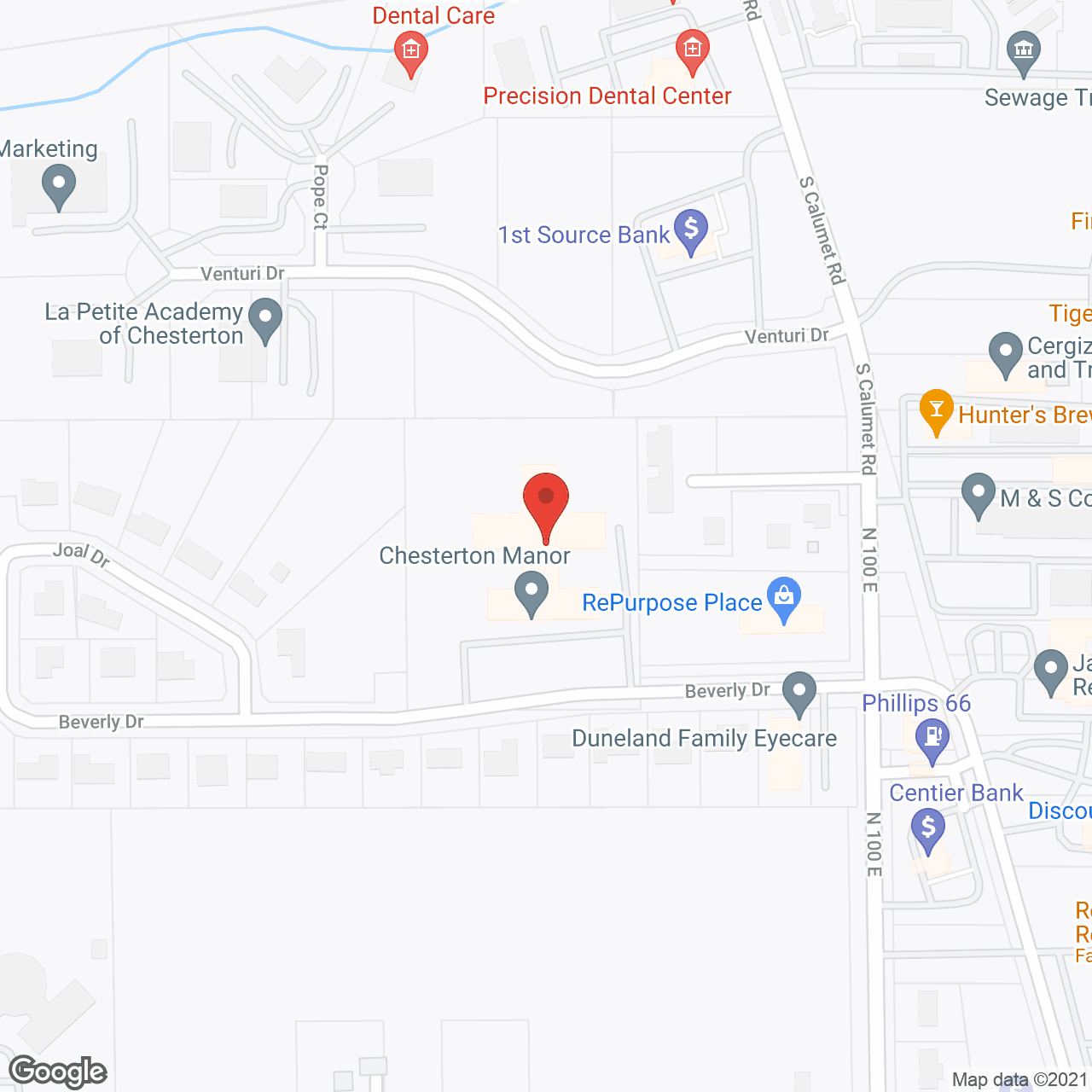 Chesterton Manor in google map