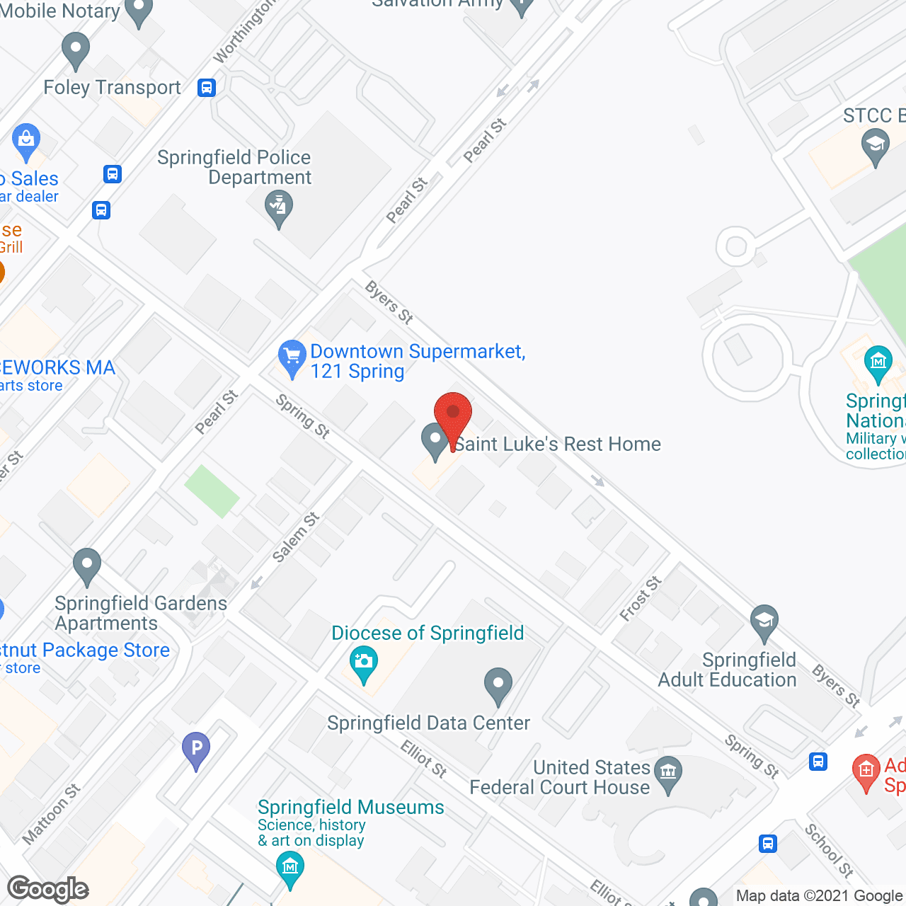 St Luke's Home in google map