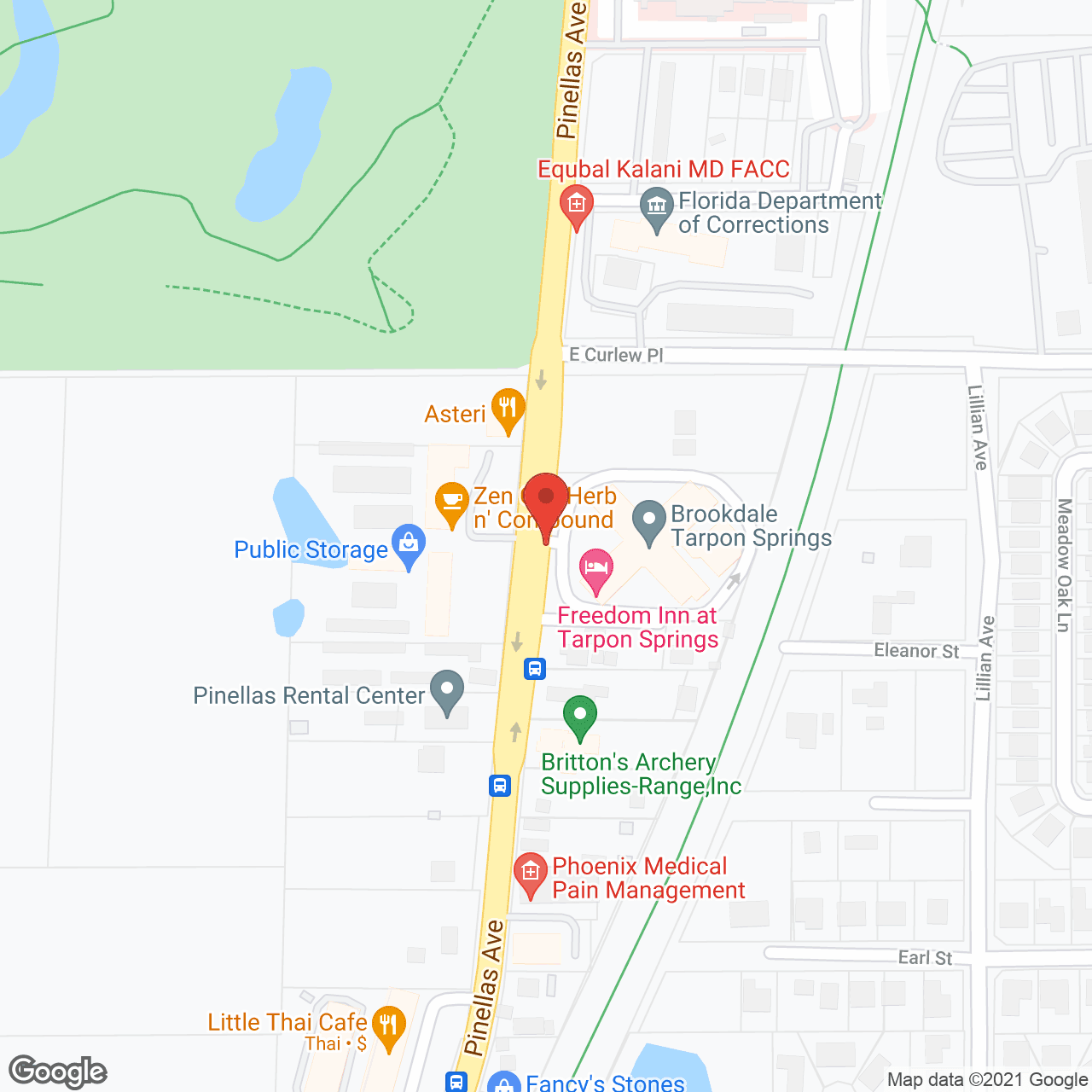 Brookdale Tarpon Springs in google map