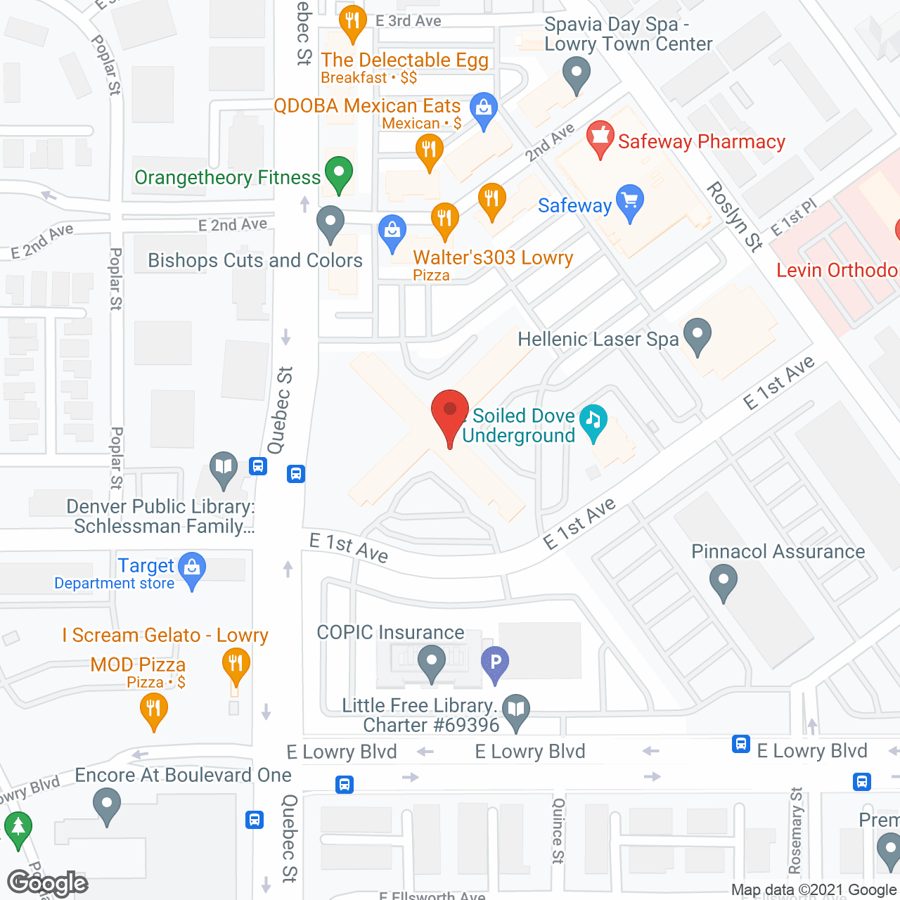 Brookdale Lowry in google map